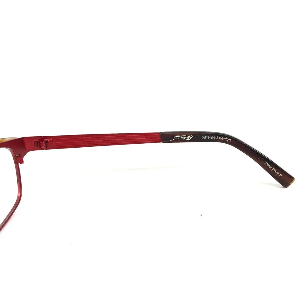 J.F. Rey Eyeglasses Frames JF2555 3090 Matte Red Brown Tortoise 53-15-134